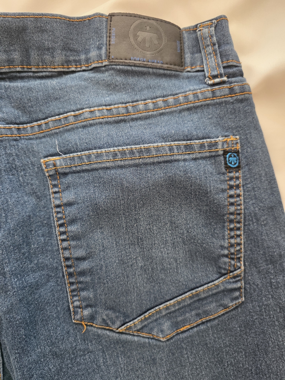 Monument Men's‎ Cowboy Jeans with Comfort Stretch Dark Blue 5-pocket 36x30